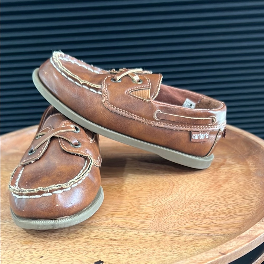 Carter's Brown Boat Shoes